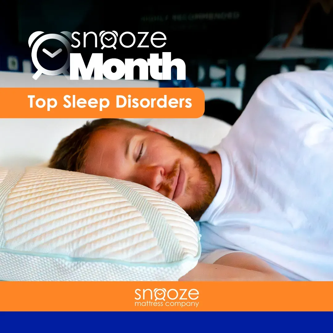 Man sleeping soundly sideways on mattress